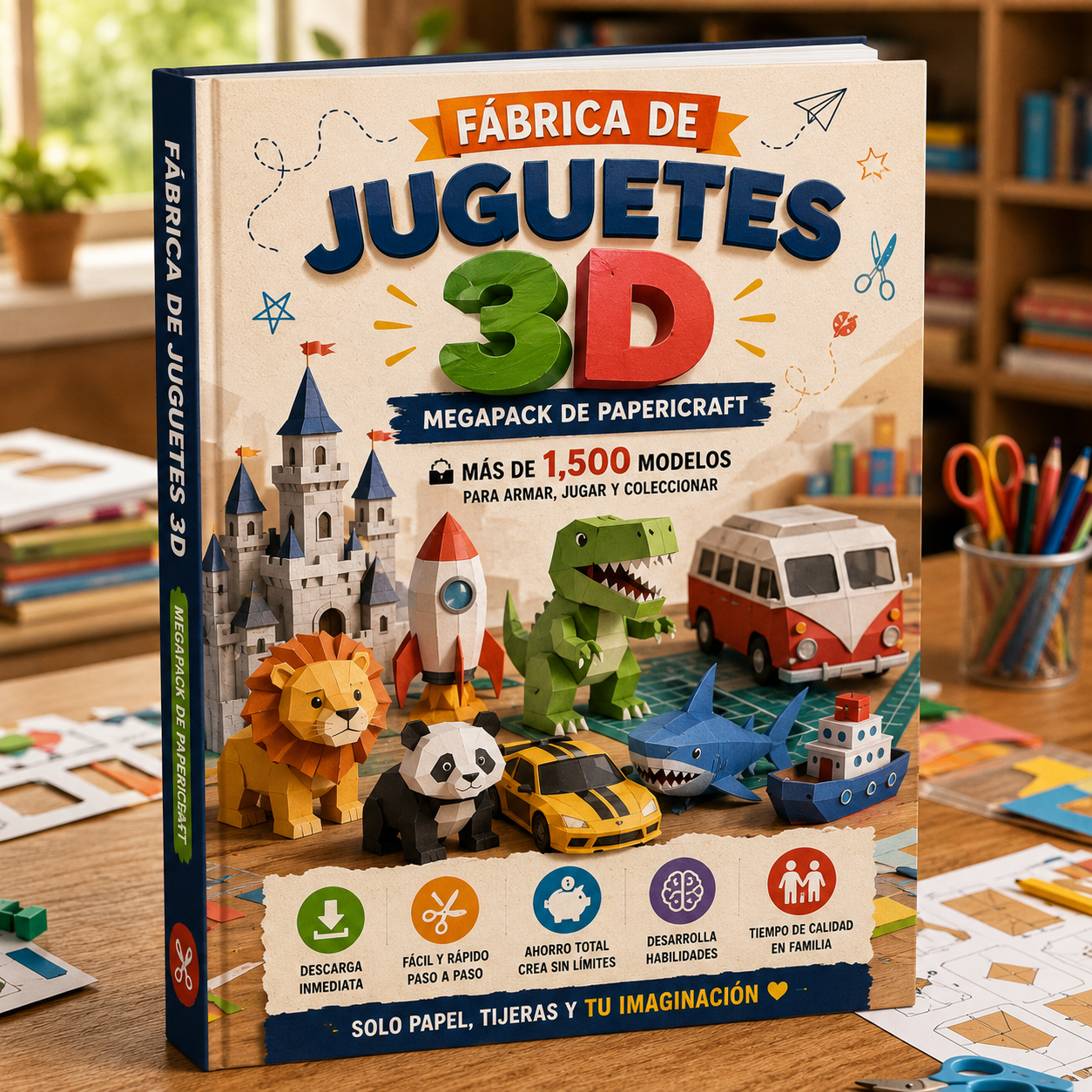 MEGA PAPERCraft 3D +5 Regalos🎁