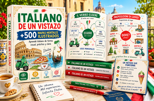 ITALIANO DE UN VISTAZO +6 REGALOS